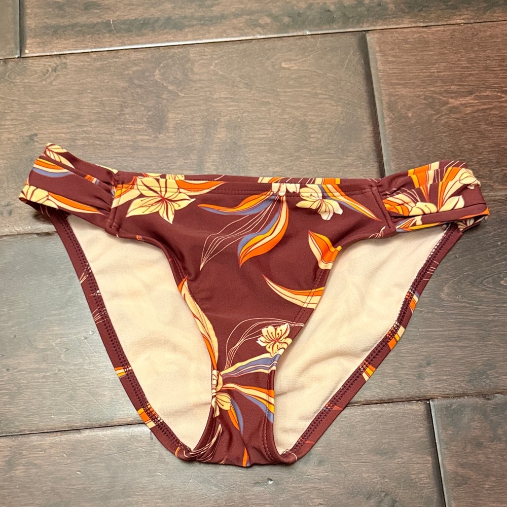 Womens Kona Sol Tropical Print Bikini Bottom XS